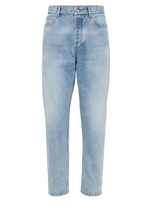 Denim Iconic Fit Five Pocket Jeans