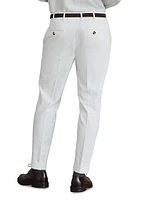 Italian Fit Trousers Twisted Cotton Gabardine