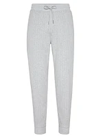 Chalk Stripe French Terry Double Cloth Jogger