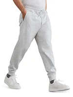 Chalk Stripe French Terry Double Cloth Jogger