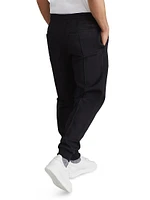 French Terry Double Cloth Trousers with Crête Detail