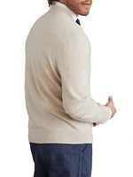 Cashmere Waffle Stitch Knit Polo