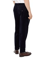 Leisure Fit Trousers with Double Pleats