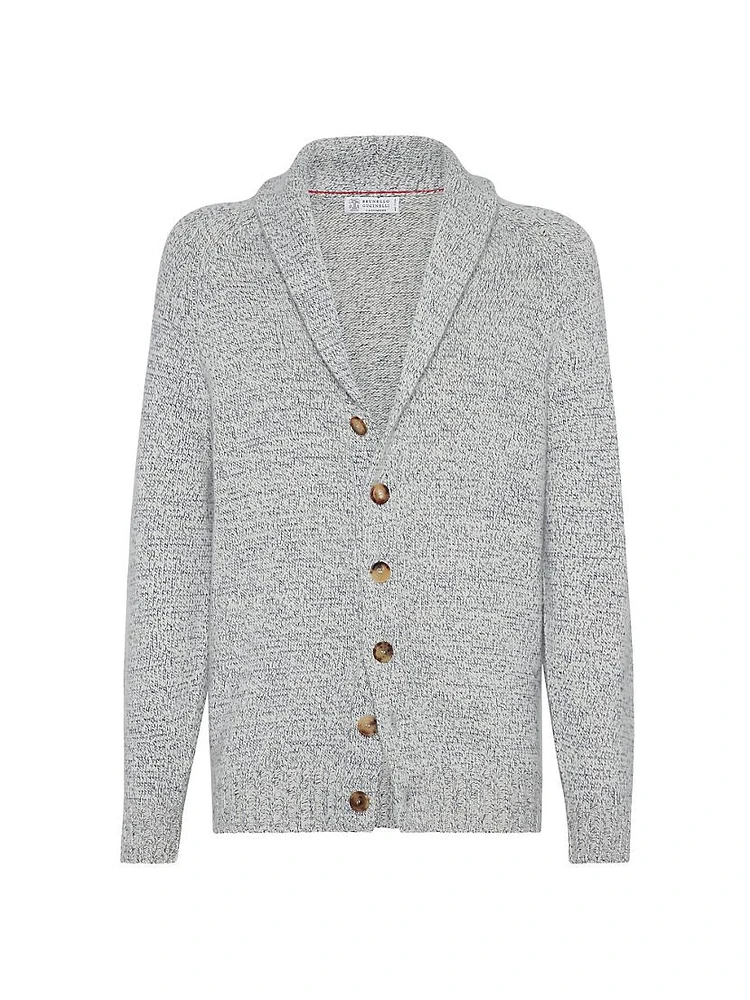 Moulin Cashmere Cardigan with Raglan Sleeves