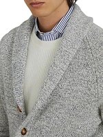 Moulin Cashmere Cardigan with Raglan Sleeves