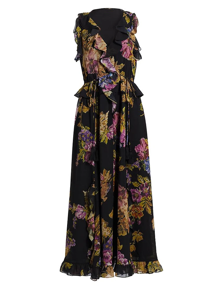 Lesley Floral Ruffled Maxi Dress