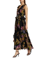 Lesley Floral Ruffled Maxi Dress