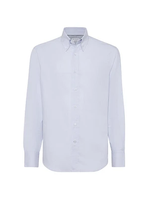 Oxford Slim Fit Shirt with Button Down Collar