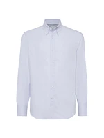 Oxford Slim Fit Shirt with Button Down Collar