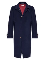 Lightweight Water Resistant Cashmere Overcoat