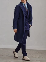 Lightweight Water Resistant Cashmere Overcoat