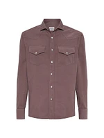 Easy Fit Western Shirt Narrow Wale Corduroy