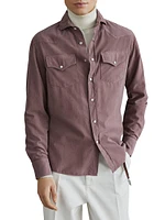 Easy Fit Western Shirt Narrow Wale Corduroy