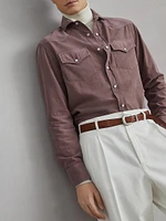 Easy Fit Western Shirt Narrow Wale Corduroy