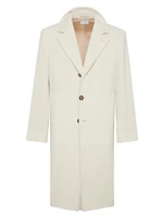 Cashmere Wide Wale Corduroy Coat