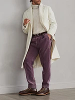 Cashmere Wide Wale Corduroy Coat