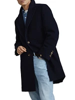 Wool Double Beaver Cloth Coat