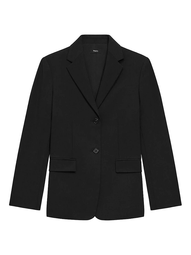 Slim-Fit Wool Blazer