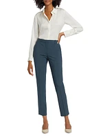 Treeca Classic Slim-Fit Trousers