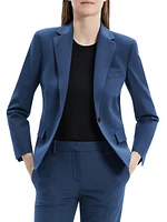 Slim-Fit One-Button Blazer