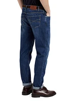 Lightweight Denim Traditional Fit Five Pocket Jeans