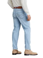 Lightweight Denim Traditional Fit Five Pocket Trousers