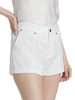 Tommie Satin-Back Crêpe Shorts