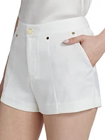 Tommie Satin-Back Crêpe Shorts