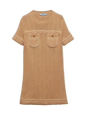 Cotton Crew-Neck Dress