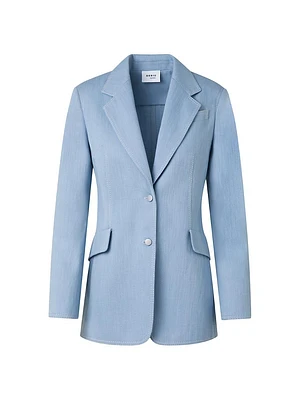 Stretch Denim Tailored Jacket