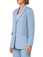 Stretch Denim Tailored Jacket