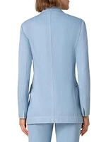 Stretch Denim Tailored Jacket