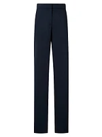 Marla Wool Straight-Leg Pants