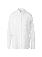 Star Embroidered Cotton Shirt