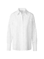 Star Embroidered Cotton Shirt