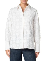 Star Embroidered Cotton Shirt