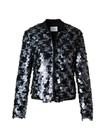 Sequined Bomber Jacket
