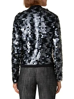 Sequined Bomber Jacket