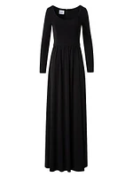 Crepe Jersey Maxi Dress