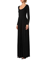 Crepe Jersey Maxi Dress