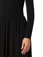 Crepe Jersey Maxi Dress