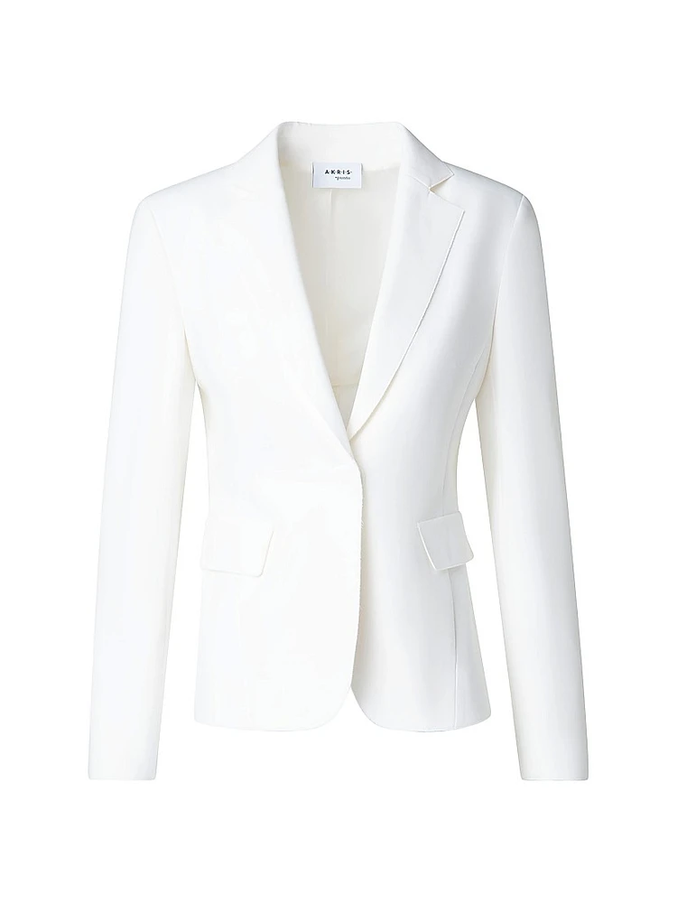 Viscose Jersey Tailored Blazer