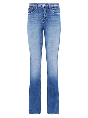 Selma Cotton Denim Boot-Cut Jeans