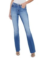 Selma Cotton Denim Boot-Cut Jeans