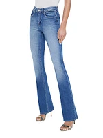 Selma Cotton Denim Boot-Cut Jeans