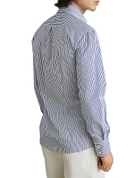 Striped Poplin Slim Fit Shirt