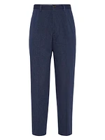 Comfort Cotton Diagonal Leisure Fit Trousers