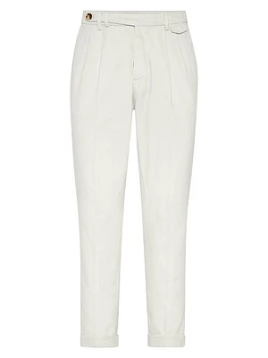 Garment Dyed Leisure Fit Trousers