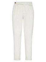 Garment Dyed Leisure Fit Trousers