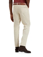 Garment Dyed Italian Fit Trousers